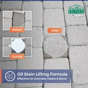 CHOMP! Concrete Oil Stain Remover: Pull It Out Removes and Cleans Oils, Greases from Garage Floors & Driveways 32 oz.