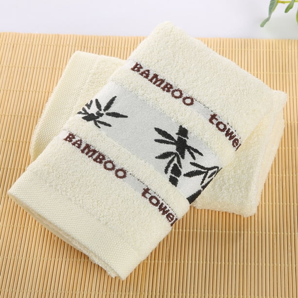 Toalla de fibra de bambú, toalla facial engrosada, regalo de protección laboral, toalla de fibra de carbón de bambú