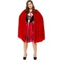 thumbnail image 4 of Robe de Fête de Noël Halloween pour Femmes Little Red Riding Hood avec Cape, 4 of 5