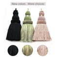 thumbnail image 3 of BEL AVENIR Tassel Decorative Hanging Ball 4 Pieces 8.07 Inch Pink, 3 of 8