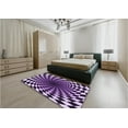thumbnail image 4 of Ahgly Company Indoor Square Patterned Bright Lilac Purple Area Rugs, 7' Square, 4 of 6