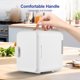 thumbnail image 4 of Mini refrigerador para el cuidado de la piel 2 en 1 de 6 l/8 latas, 110 V (CA)/12 V (CC), refrigerador de belleza, refrigerador y calentador termoeléctrico, refrigerador pequeño para vehículos recreat, 4 of 8