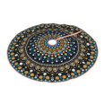 thumbnail image 2 of Bingfone Christmas Tree Skirt Mat Christmas Decoration Interior 48"-Dot Mandala, 2 of 8