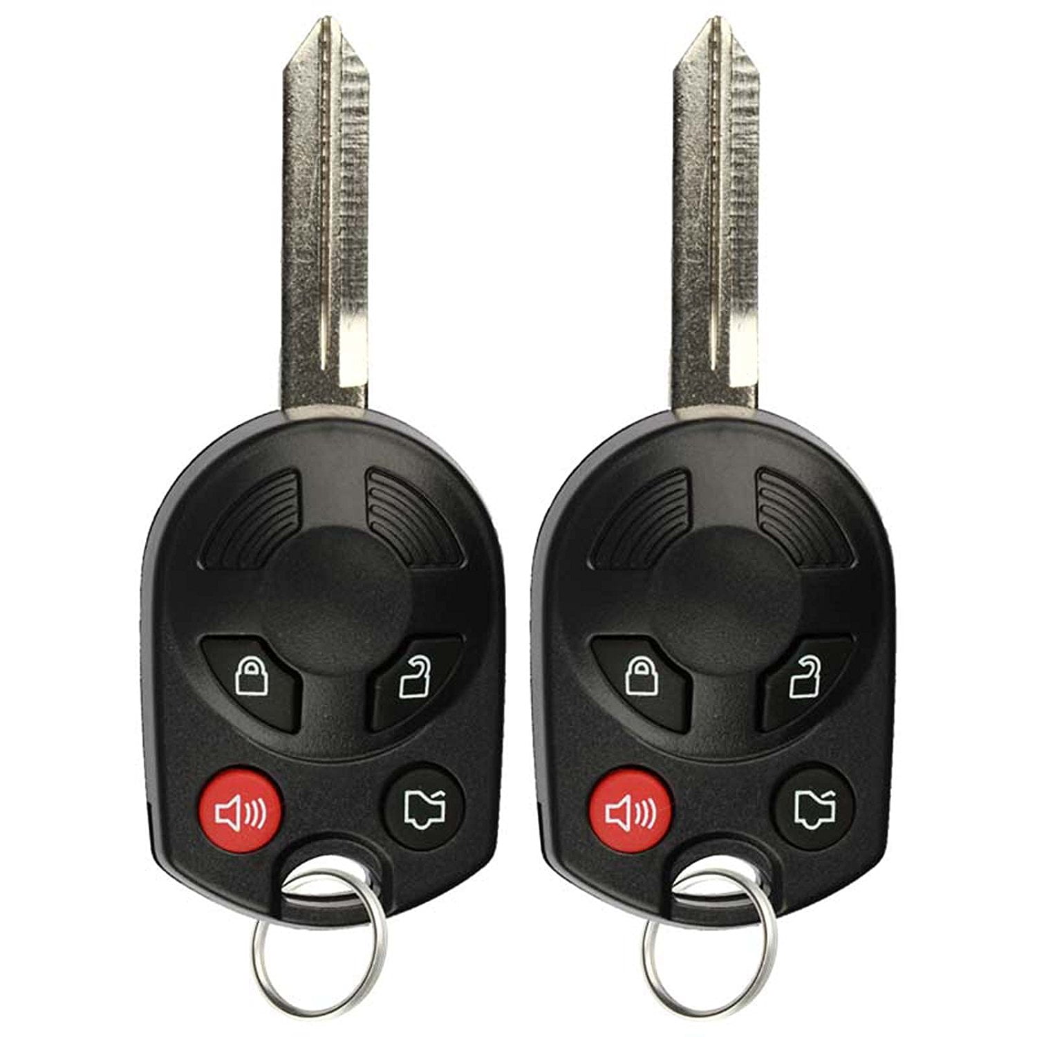 Replacement for Ford 2012-2016 Escape 2011-2016 Fiesta Remote Car Key Fob Pair 