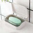 thumbnail image 3 of ACDANC 2026 New Bar Soap Container Holder Case Travel Dish Storage Drainers Box Cover Dishes,Bar Soap Travel Case,Bar Soap Case,Soap Holder Travel for Travel, Bathroom, Gym, Camping, Picnic, 3 of 7