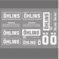 thumbnail image 1 of Autocollant Logo Étanche Ohlins Absorbeur de Chocs Moto Pare-Soleil Transparent Décoratif Universel, 1 of 4