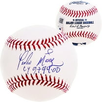 Pedro Martinez Autographed Official MLB Baseball Boston Red Sox "CY 97-99-00" Beckett BAS Witness 211750
