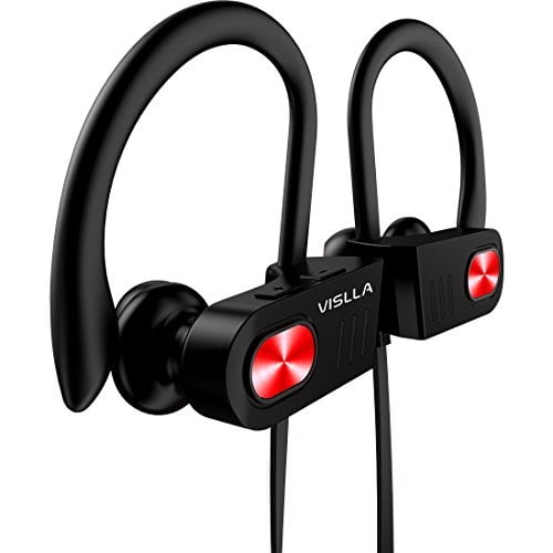 vislla bluetooth headphones, wireless sports earbuds sweatproof hd ...