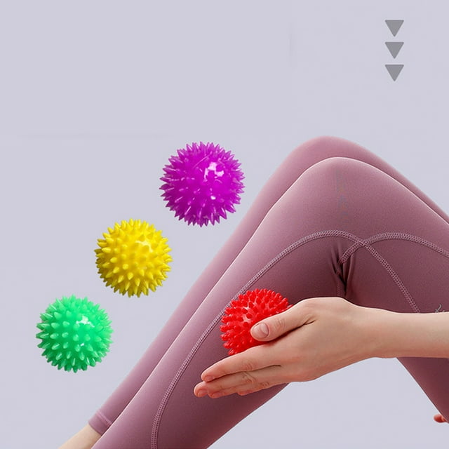 Compact Muscle Roller - Spiky Massage Ball for Deep Tissue Back Massage, Foot Massager, Plantar Fasciitis & All Over Body Care - Mother's Day Gift