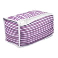 thumbnail image 3 of DOMELAY Shoes Wash Bag Multifunction Mesh Laundry Bag for Slippers Trainers Sneakers violet stripe, 3 of 9