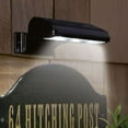 thumbnail image 2 of Whitehall Products 14247 Illuminator Solar Address Standard Wall Lamp - Black, 2 of 3