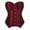 Red, variant on Gpaecead 2024 Corset Tops for Women Steampunk Renaissance Corset Lace Patchwork Color Gothic Court Evening Shapewear Tops Halloween Corset Red-B