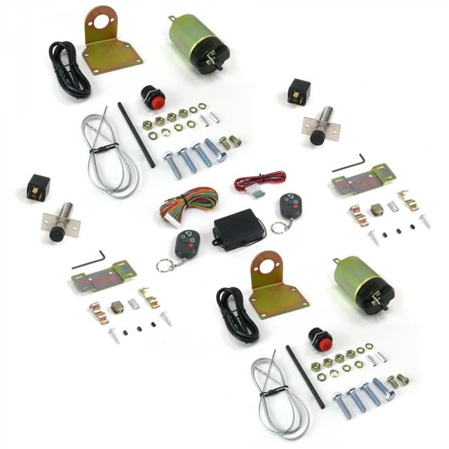 35 lbs Remote Shaved Door Popper Kit with Poppers