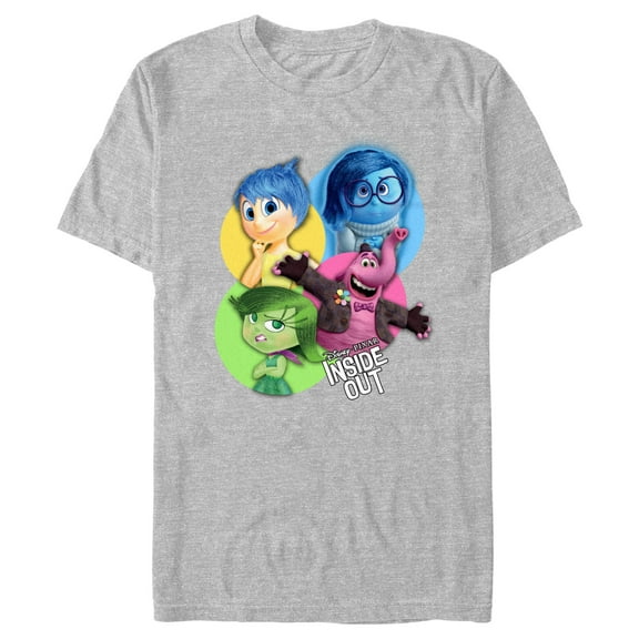 Men's Inside Out Emotions and Bing Bong Icons  Graphic T-Shirt