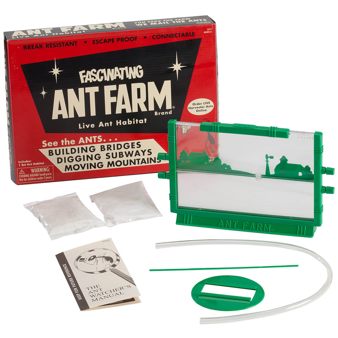 Original Uncle Milton's Fascinating Ant Farm Live Ant Habitat 