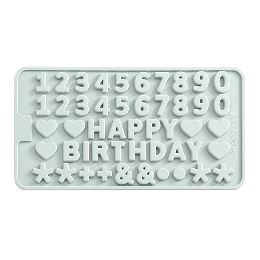 Chocolate Letter MoldsAlphabet Number Silicone Molds for Chocolates