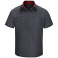 thumbnail image 3 of Red Kap Charcoal/ Fireball Red 7459 5Xl, 3 of 3