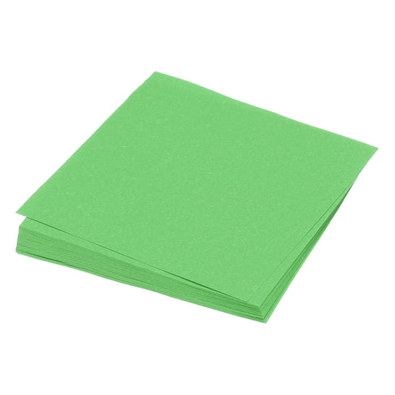 25 Sheet Origami Paper Double Sided Green 5x5 Inch Square Sheet for Art Craft Project