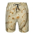 thumbnail image 3 of Fotbe Taco Tortillas Trajes de Baño Estampados para Hombre, Shorts de Verano de Secado Rápido, Ropa de Playa, Bañadores-Large, 3 of 6