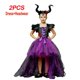 thumbnail image 3 of Vestido de bruja de Halloween para niñas, traje de murciélago para niños pequeños, payaso, vampiro, calabaza, fiesta de Carnaval, 3 of 5