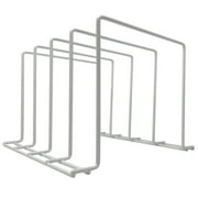 Better Houseware 4-Section Medium Vertical Organizer, White, 1493PT