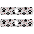 thumbnail image 2 of Dog Paw Cute Valentine 2PCS Faucet Absorbent Mat Kitchen Faucet Sink Splash Guard Microfiber Cloth Faucet Splash Catcher Water Absorbent Mat Behind Faucet, Faucet Mat for Kitchen Sink 30x5in, 2 of 7