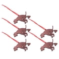 thumbnail image 5 of Colgante colgante de madera para árbol de Navidad, 5 piezas, perro caca, casa de muñecas navideña, perro en miniatura, caca de perro, adorno navideño, diseño de última generación, 5 of 5