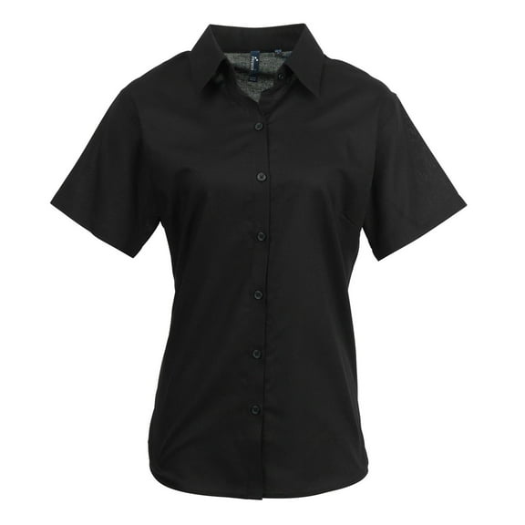 Premier Womens Signature Oxford Short Sleeve Work Shirt