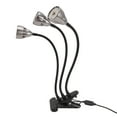 thumbnail image 3 of Lámpara LED de espectro completo para cultivo de plantas de interior, con clip y alimentación por USB, 3 cabezales, 3 of 14