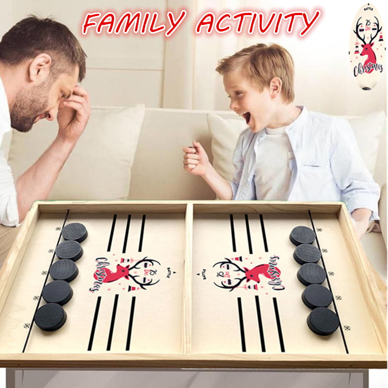 Holz Eishockey Brettspiel Hockey Game Table Game Family Fun Game Familienspiel
