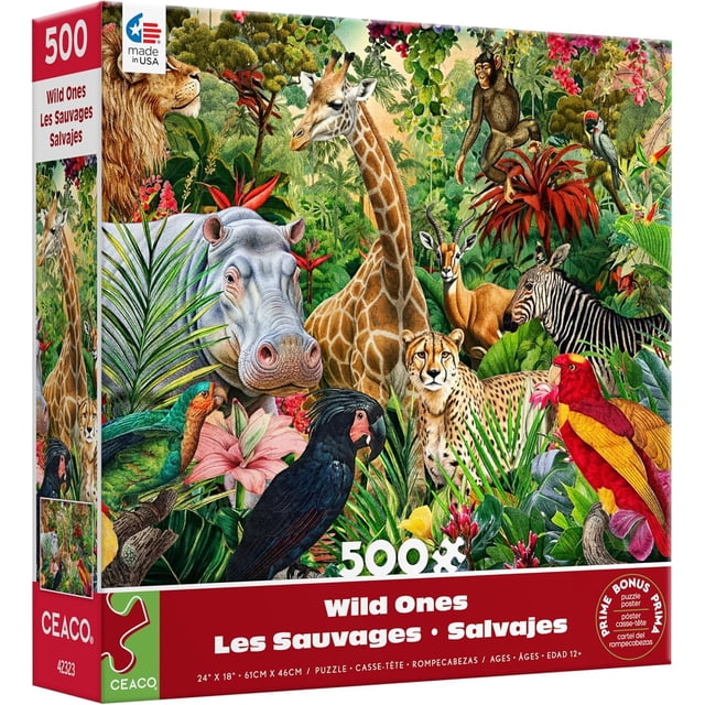 Rompecabezas Ceaco Wild Ones 500 piezas