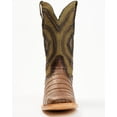thumbnail image 4 of Tanner Mark Men's Exotic Caiman Tall Western Boot Broad Square Toe Brown 8 D(M) US, 4 of 7