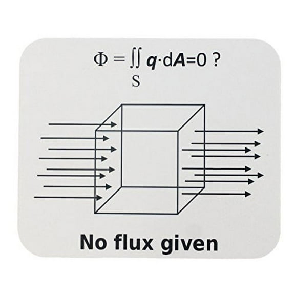 No Flux Given Funny Science Mouse Pad