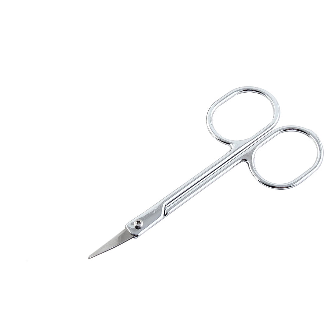 Unique Bargains Beauty Eyebrow Shear Trimming Curved Edge Scissors 2 Pcs