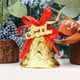 thumbnail image 4 of Pequeña campana de la libertad adorno navideño cascabeles dorados para manualidades, 4 of 4