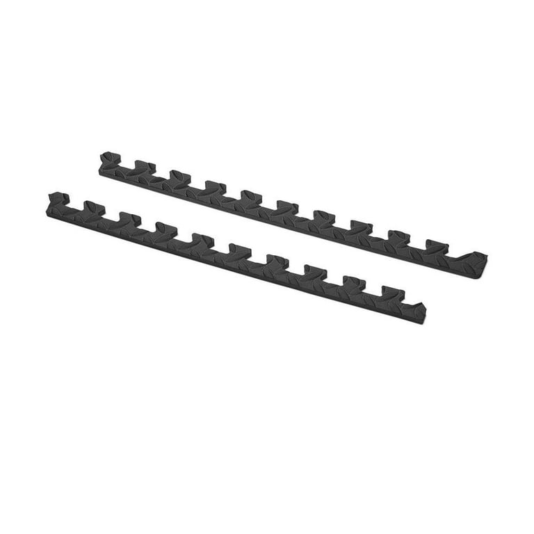 Norsk Black 24 in. x 24 in. EVA Foam Solid Color Diamond Plate Interlocking Tile (30-Tile) Norsk Black 24 in. x 24 in. EVA Foam Solid Color Diamond Plate Interlocking Tile (30-Tile)