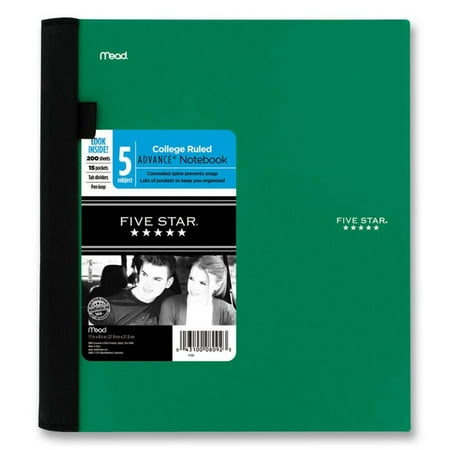 Advance 5 Subject Notebook - Letter