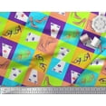 thumbnail image 3 of Soimoi Modal Satin Tissu Femmes Visage & Talons Hauts Mode Impression Couture Tissu Yard 42 Pouces de Large, 3 of 3