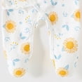 thumbnail image 5 of CAUYDY Newborn Going Home Outfit Toddler Sleepers for Baby Boy Long Sleeve Romper 6 9 12 18 Months Preemie Infant Boys Clothing Fall Winter Light Yellow for Sizes Newborn, 5 of 6