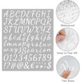 thumbnail image 3 of 5 Sheets White Stick on Letters and Numbers Kit, 1 Inch Self Adhesive Vinyl Letters Numbers, Letter Number Symbol Stickers, Weatherproof Alphabet Number Stickers, for Mailbox, Signs, DIY, 3 of 6
