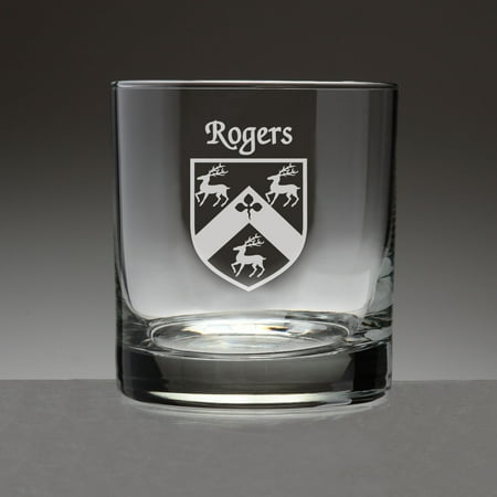 

Rogers Irish Coat of Arms Tumbler Glasses - Set of 4 (Sand Etched)