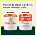 thumbnail image 4 of The Genius Brand Genius Pre - Clean Pre-Workout Powder for Energy, Focus & Fitness Support - No Artificial Flavors, Preservatives, or Proprietary Blends - Non-GMO - 20 Servings - Sour Cherry, 4 of 9