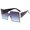 Dark Grey, variant on Fashion Metal Rimless Sunglasses for Women Large Frame UV400 Protection Polycarbonate Frame Lightweight and Durable
