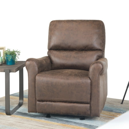 WyndenHall Tucker 33 inch Wide Traditional Glider Recliner