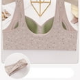 thumbnail image 3 of Seamless Front Closure Bras for Women with Support Wireless Bralettes Everyday T Shirt Bras Comfort Full Coverage Bra, 3 of 6