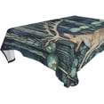 thumbnail image 4 of BZSMCE Square Tablecloth Moonlit Deer Retreat Pattern Tableclothes, 4 of 9