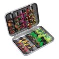 thumbnail image 3 of Sarapandan 40PCS Multi-color Mixed Simulate Fly Fishing Hook Fish Lure Bait Artificial Feather Wing, 3 of 8