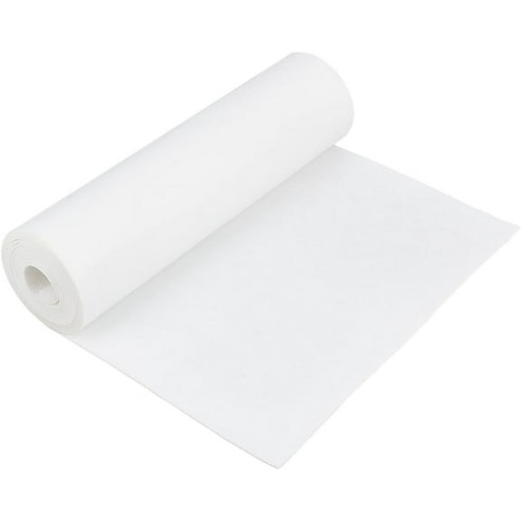118x15.7inch Felt Roll Floral White Craft Felt Fabric 2mm Thick Nonwoven Felt Roll for DIY Arts & Crafts Patchwork Sewing Deocoration