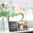 thumbnail image 2 of Adventure Photo Frame for Congrats Grads Boyfriend Girlfriend Romantic Adventure 2021 Picture Frame Home Wall Decoration Table Centerpiece Frame Rustic Sign, 4 x 6 Inch (Let the Adventure Begin), 2 of 7