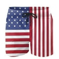 thumbnail image 4 of HOOMEUMY Mens Shorts Summer Elastic Waist Drawstring Shorts with Pockets Beach Shorts Leisure Fashion Comfy Outdoor Solid Color (Multicolor,L), 4 of 4